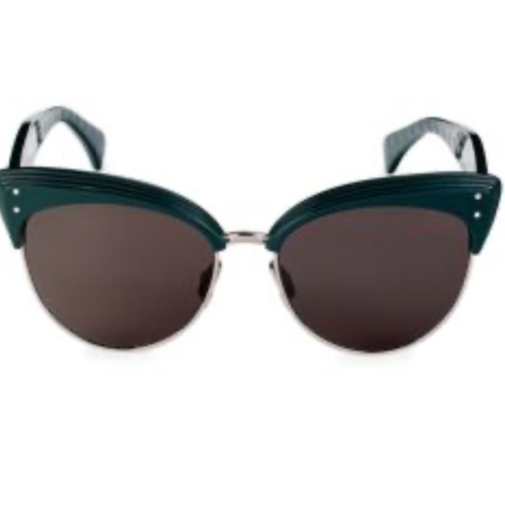 ALAÍA Brand New in Case
Clubmaster Cat Eye
Sunglasses
Color: green - Picture 2 of 9